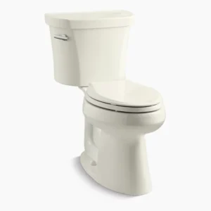 Kohler Highline Two-piece elongated toilet, 1.28 gpf – Biscuit