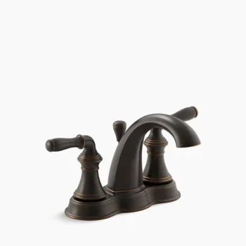 Kohler Devonshire Centerset bathroom sink faucet, 1.2 gpm - Oil-Rubbed Bronze