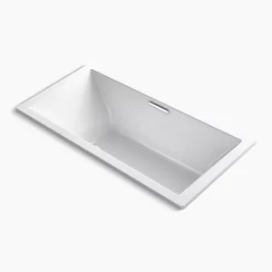 Kohler Underscore 72″ x 36″ drop-in Heated BubbleMassage‚ air bath – White