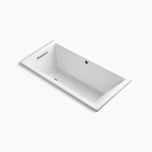 Kohler Underscore 60″ x 30″ drop-in bath with Bask heated surface – White