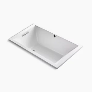 Kohler Underscore 60″ x 36″ drop-in bath with Bask heated surface – White