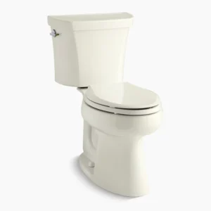 Kohler Highline Two-piece elongated toilet, dual-flush – Biscuit
