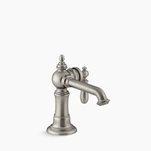 Kohler Artifacts Single-handle bathroom sink faucet, 1.2 gpm – Vibrant Brushed Nickel