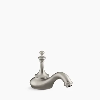 Kohler Artifacts with Tea design Bathroom sink faucet spout with Tea design, 1.2 gpm - Vibrant Brushed Nickel
