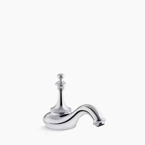 Kohler Artifacts with Tea design Bathroom sink faucet spout with Tea design, 1.2 gpm – Polished Chrome