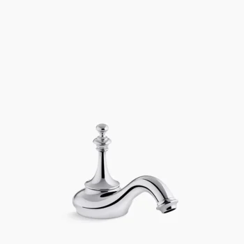 Kohler Artifacts with Tea design Bathroom sink faucet spout with Tea design, 1.2 gpm - Polished Chrome