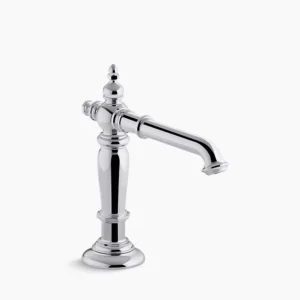 Kohler Artifacts Bathroom sink faucet spout with Column design, 1.2 gpm – Polished Chrome
