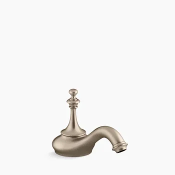 Kohler Artifacts with Tea design Bathroom sink faucet spout with Tea design, 1.2 gpm - Vibrant Brushed Bronze