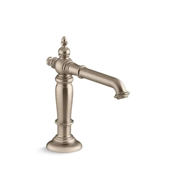 Kohler Artifacts Bathroom sink faucet spout with Column design, 1.2 gpm - Vibrant Brushed Bronze