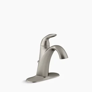 Kohler Alteo Single-handle bathroom sink faucet, 1.2 gpm – Vibrant Brushed Nickel