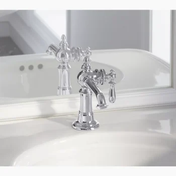 Kohler Artifacts Single-handle bathroom sink faucet, 1.2 gpm - Vibrant Brushed Moderne Brass - Image 5