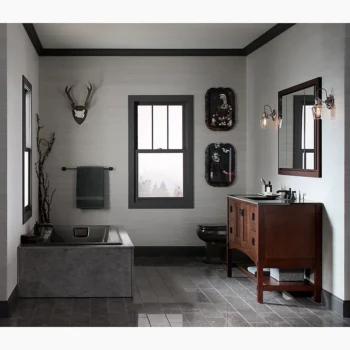 Kohler Tea-for-Two 60" x 32" drop-in Heated BubbleMassage‚ air bath - White - Image 2