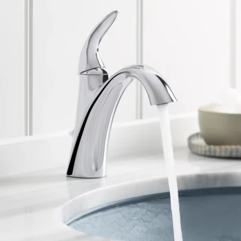 Kohler Alteo Single-handle bathroom sink faucet, 1.2 gpm - Vibrant Brushed Nickel - Image 3