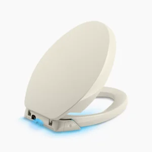 Kohler Purefresh‚ Deodorizing elongated toilet seat – Biscuit