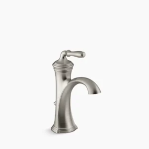 Kohler Devonshire Single-handle bathroom sink faucet, 1.2 gpm – Vibrant Brushed Nickel