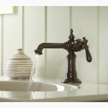 Kohler Artifacts Single-handle bathroom sink faucet, 1.2 gpm - Vibrant Brushed Moderne Brass - Image 8