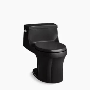 Kohler San Souci‚ One-piece round-front toilet, 1.28 gpf – Black