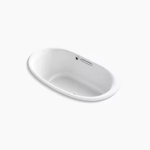 Kohler Underscore 59-3/4″ x 35-3/4″ drop-in bath with Bask heated surface – White
