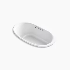 Kohler Underscore 59-3/4″ x 35-3/4″ drop-in Heated BubbleMassage‚ air bath – White