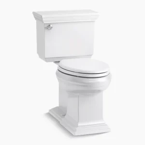 Kohler Memoirs Stately Two-piece elongated with concealed trapway, 1.28 gpf – White