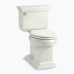 Kohler Memoirs Stately Two-piece elongated with concealed trapway, 1.28 gpf – Dune