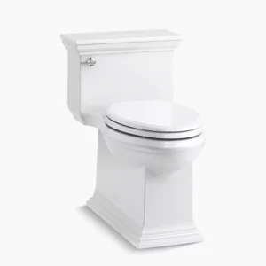 Kohler Memoirs Stately One-piece compact elongated toilet with skirted trapway, 1.28 gpf – White