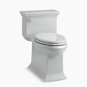 Kohler Memoirs Stately One-piece compact elongated toilet with skirted trapway, 1.28 gpf – Ice Grey