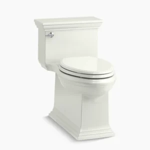 Kohler Memoirs Stately One-piece compact elongated toilet with skirted trapway, 1.28 gpf – Dune