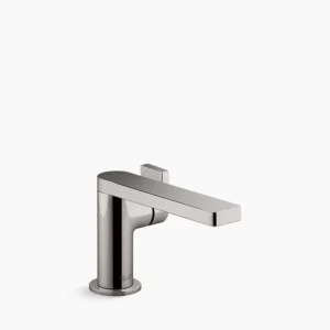 Kohler Composed Single-handle bathroom sink faucet with Lever handle, 1.2 gpm – Vibrant Titanium