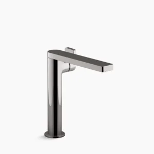 Kohler Composed Tall single-handle bathroom sink faucet with Lever handle, 1.2 gpm – Vibrant Titanium