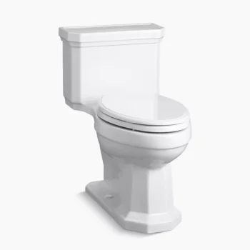 Kohler Kathryn One-piece compact elongated with concealed trapway, 1.28 gpf - White