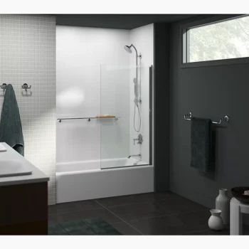 Kohler Bellwether 60" x 32" alcove bath, left drain - White - Image 4