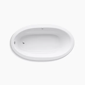 Kohler Sunward 72" x 42" drop-in bath with Bask heated surface - White - Image 2