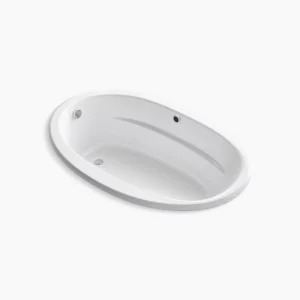 Kohler Sunward 60″ x 42″ drop-in bath with Bask heated surface – White