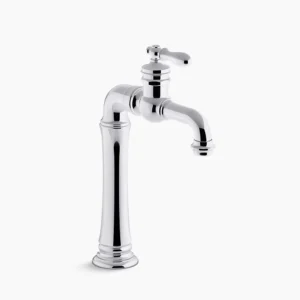 Kohler Artifacts Gentleman’s Single-handle bathroom sink faucet, 1.2 gpm – Polished Chrome