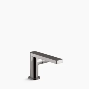 Kohler Composed Single-handle bathroom sink faucet with Cylindrical handle, 1.2 gpm – Vibrant Titanium