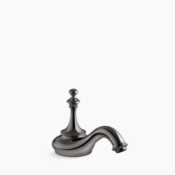 Kohler Artifacts with Tea design Bathroom sink faucet spout with Tea design, 1.2 gpm - Vibrant Titanium