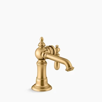 Kohler Artifacts Single-handle bathroom sink faucet, 1.2 gpm - Vibrant Brushed Moderne Brass