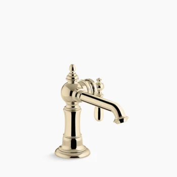 Kohler Artifacts Single-handle bathroom sink faucet, 1.2 gpm - Vibrant French Gold