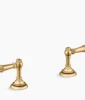 Kohler Artifacts Lever bathroom sink faucet handles – Vibrant Brushed Moderne Brass