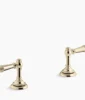 Kohler Artifacts Lever bathroom sink faucet handles – Vibrant French Gold