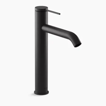 Kohler Components Tall single-handle bathroom sink faucet, 1.2 gpm - Matte Black