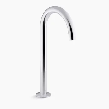 Kohler Components Bathroom sink faucet spout with Tube design, 1.2 gpm - Polished Chrome