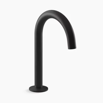 Kohler Components Bathroom sink faucet spout with Tube design, 1.2 gpm - Matte Black