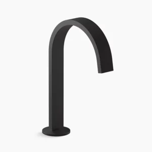 Kohler Components Bathroom sink faucet spout with Ribbon design, 1.2 gpm – Matte Black