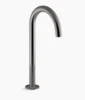 Kohler Components Bathroom sink faucet spout with Tube design, 1.2 gpm – Vibrant Titanium