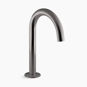 Kohler Components Bathroom sink faucet spout with Tube design, 1.2 gpm – Vibrant Titanium