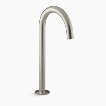 Kohler Components Bathroom sink faucet spout with Tube design, 1.2 gpm - Vibrant Brushed Nickel