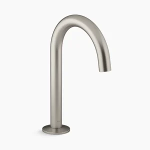 Kohler Components Bathroom sink faucet spout with Tube design, 1.2 gpm – Vibrant Brushed Nickel