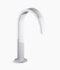 Kohler Components Bathroom sink faucet spout with Ribbon design, 1.2 gpm – Polished Chrome